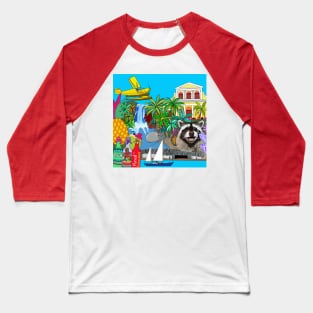 Guadeloupe the French Caribbean Baseball T-Shirt